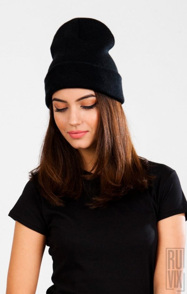 Curățenia de primăvară, Căciulă Tip Beanie Neagră, ruvix.ro