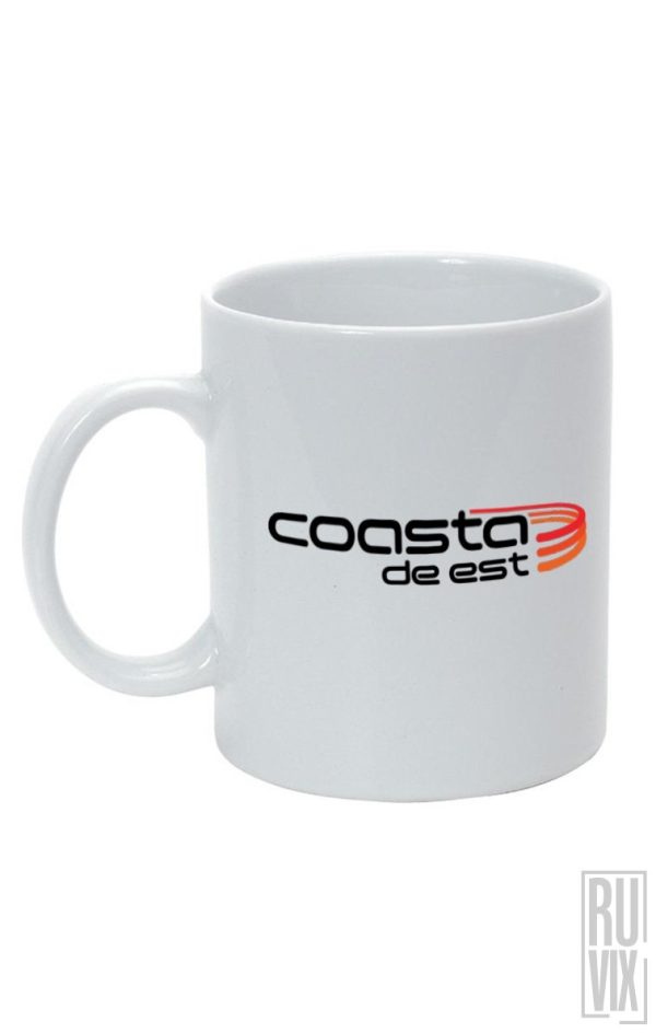 Coasta de Est Shop, Cană ALBĂ COASTA DE EST, ruvix.ro