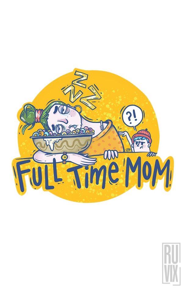 Cană FULL TIME MOM, 2, ruvix.ro