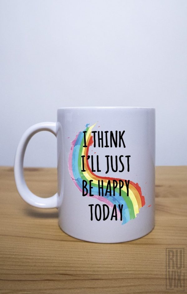 Căni pentru ea, Cană Happy Today, ruvix.ro