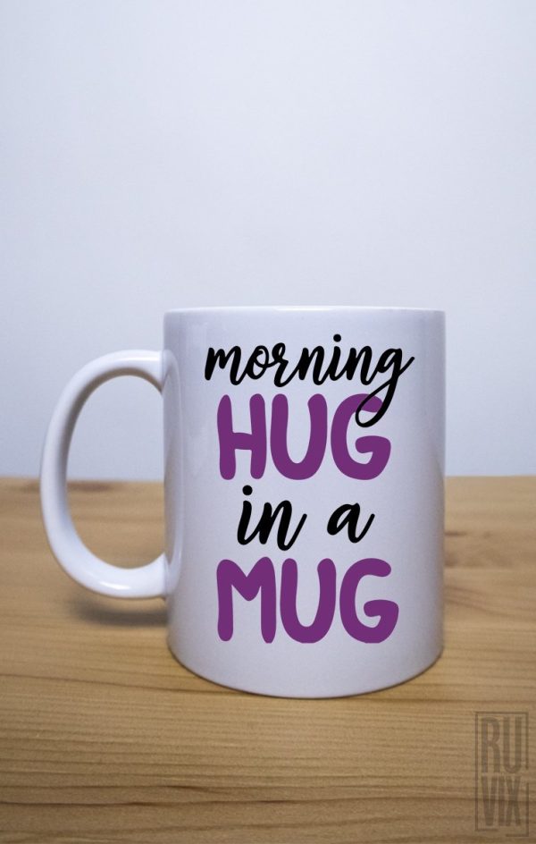 Căni pentru ea, Cană Hug in a Mug, ruvix.ro