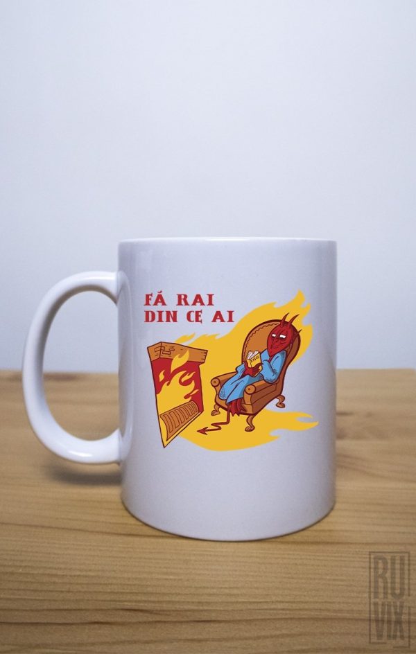 Maria Popovici Shop, Cană Raiul Satanei, ruvix.ro