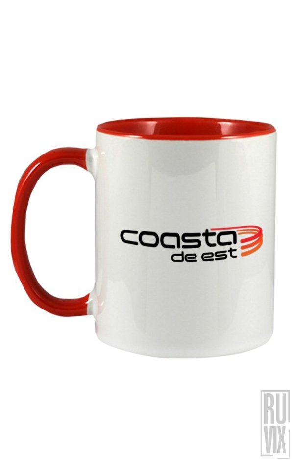 Cană ROȘIE COASTA DE EST, 1, ruvix.ro