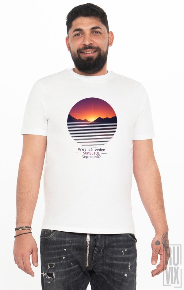 Tricouri cu Mesaje, Tricou sumset, ruvix.ro