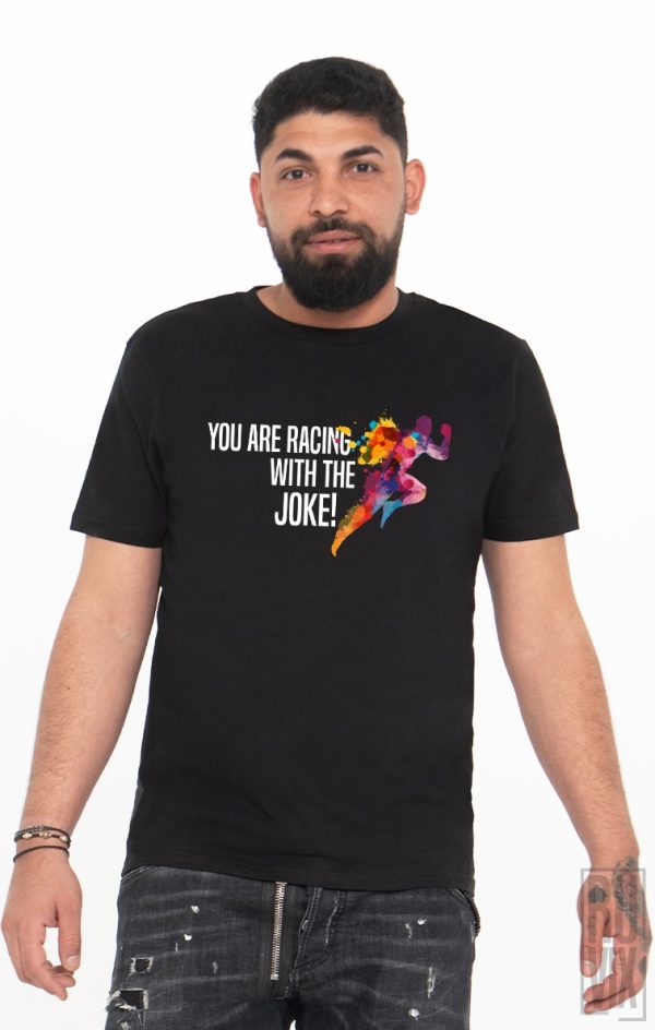 Tricouri cu Mesaje, Tricou Te Întreci cu Gluma, ruvix.ro