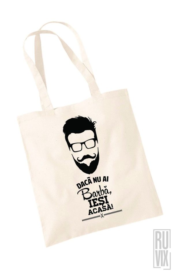 Genți bumbac, Geantă Beard, ruvix.ro