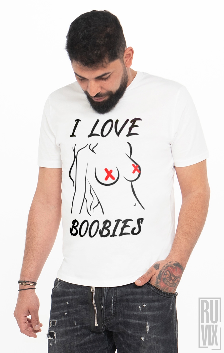 Tricou I Love Boobies