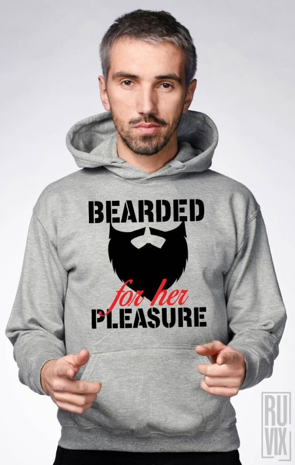 Cadouri pentru EL, Hanorac Bearded for Her, ruvix.ro
