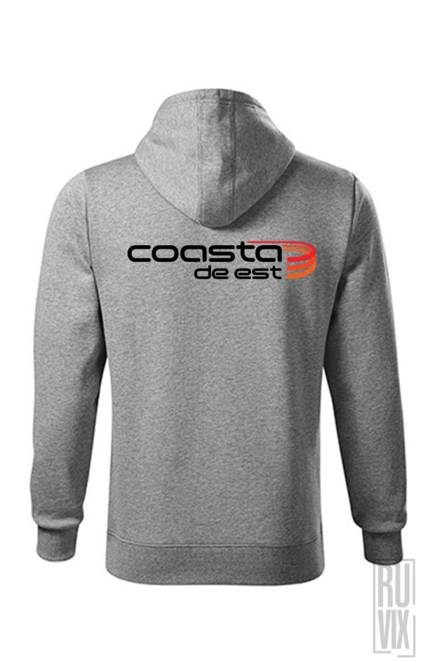 HANORAC GRI LOGO COASTA DE EST, 2, ruvix.ro