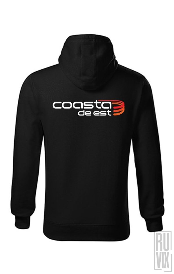 Coasta de Est Shop, HANORAC NEGRU LOGO COASTA DE EST, ruvix.ro