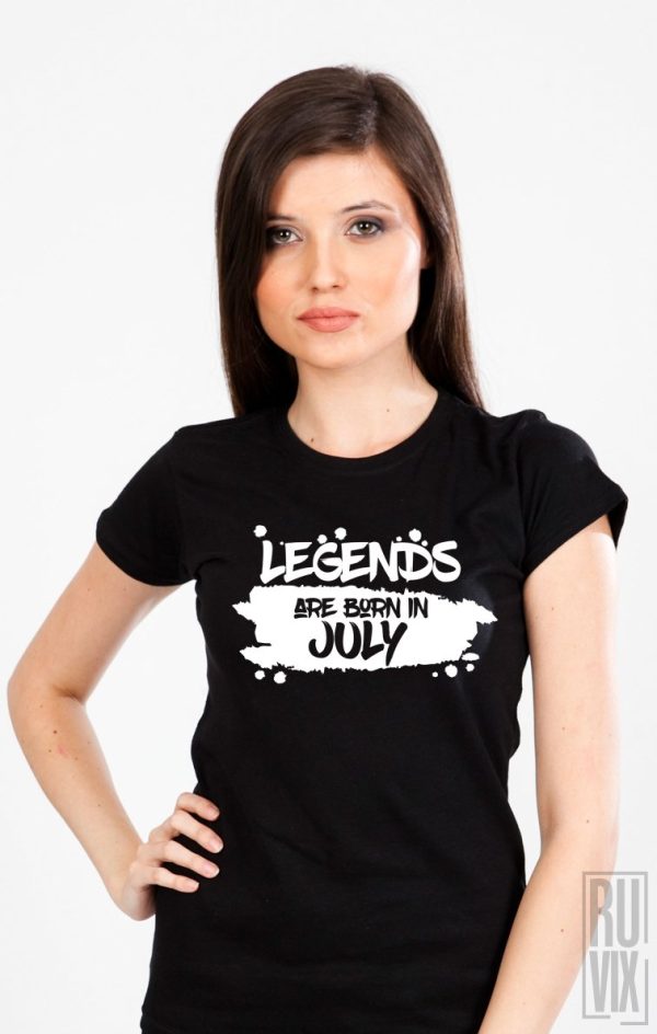 Tricou Legends are Born in July, 3, ruvix.ro