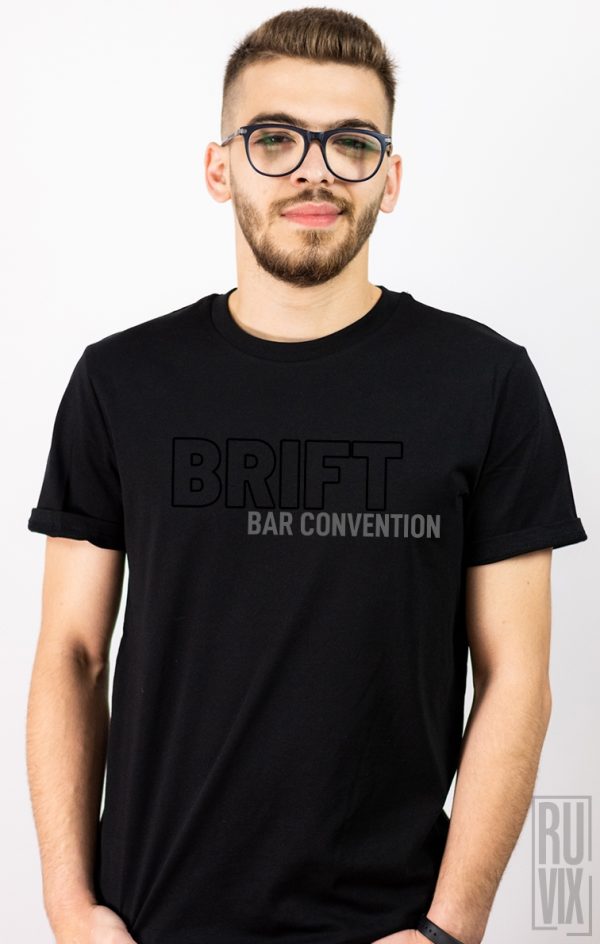 Tricou Brift Black Bar, 1, ruvix.ro