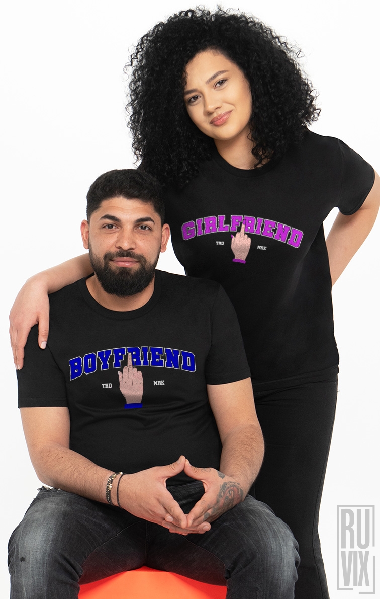Tricouri De Cuplu Boyfriend And Girlfriend