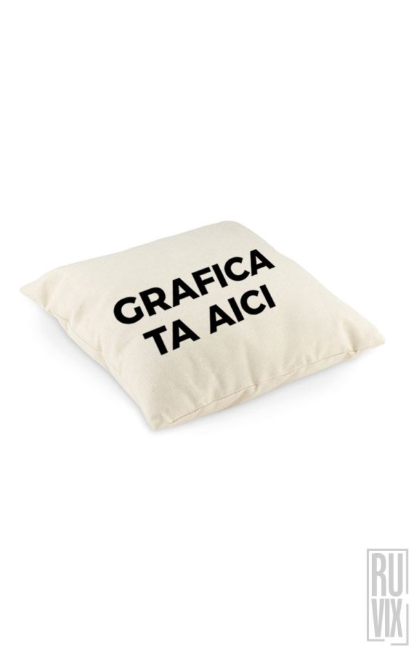 Perne personalizate, Pernă personalizată pătrată, ruvix.ro