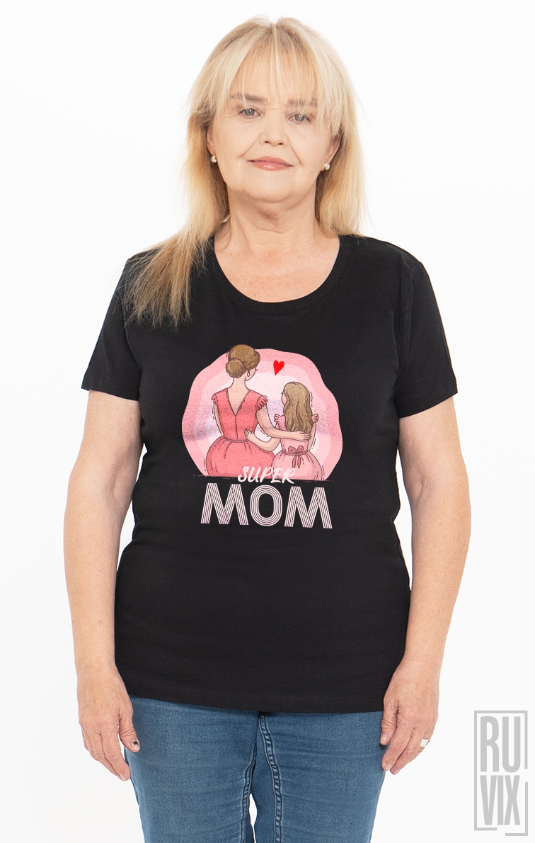 Tricou Super Mom Heart