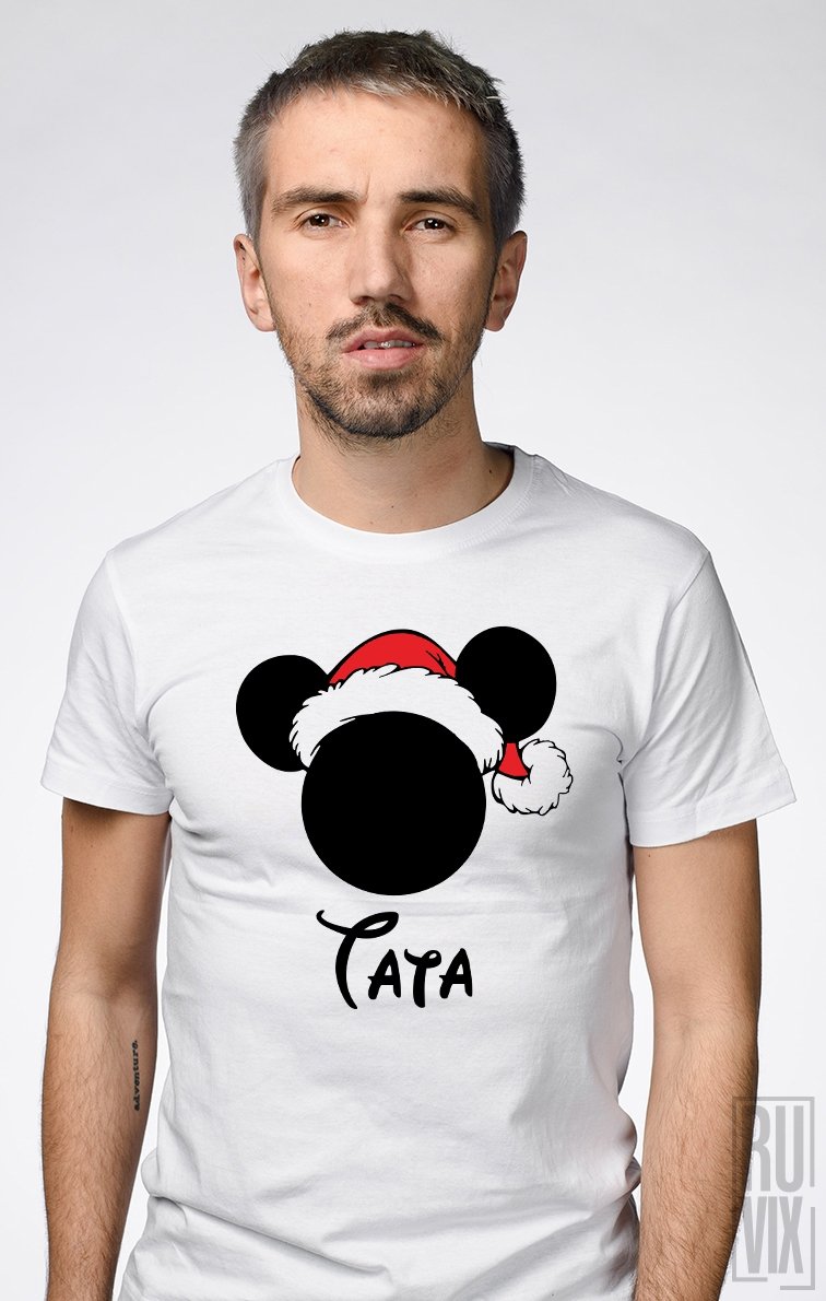 Promoție Tricou Familie Crăciun Mickey