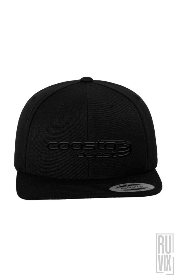Coasta de Est Shop, ȘAPCĂ cozoroc drept BLACK on BLACK COASTA DE EST, ruvix.ro