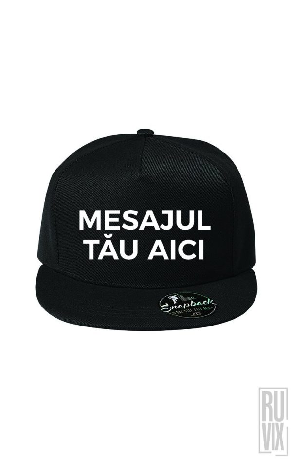 Șapcă Cozoroc Drept Personalizată (Snapback)