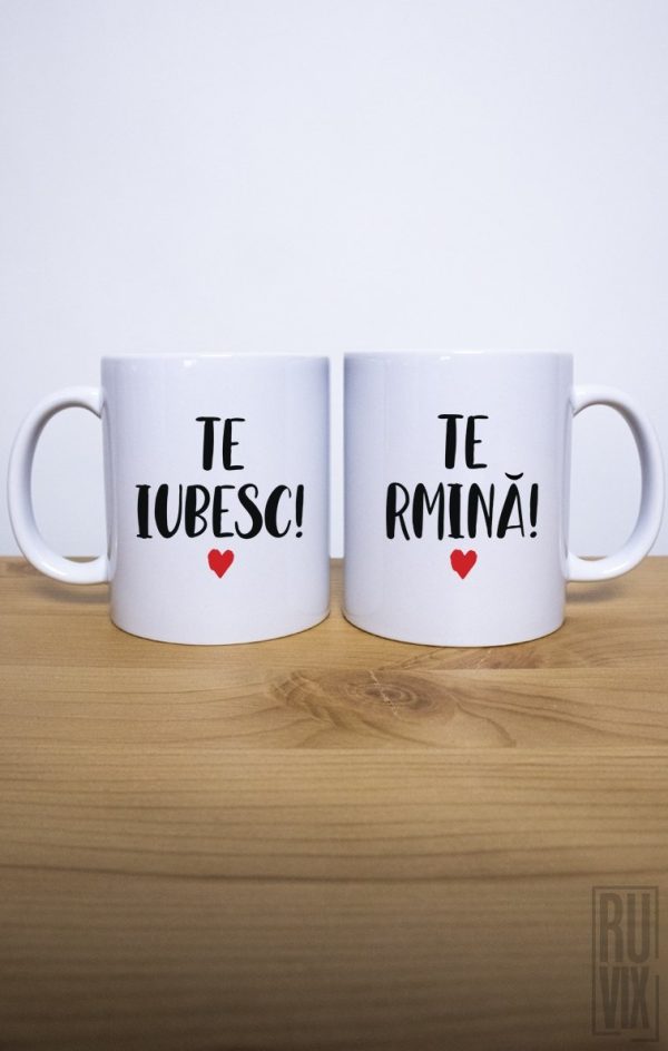 Căni pentru ea, Set 2 Căni Termină, ruvix.ro