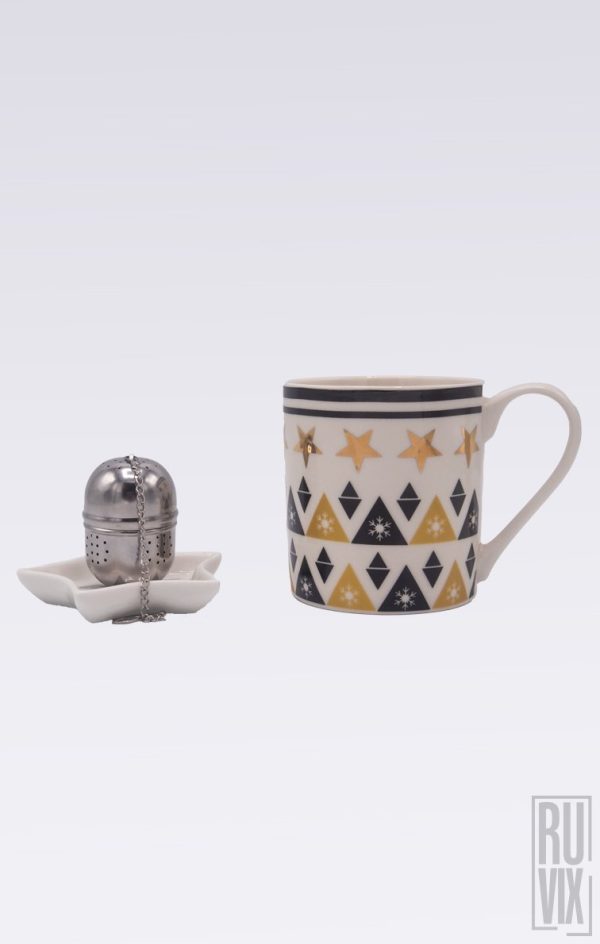 Set cană ceai, 2, ruvix.ro