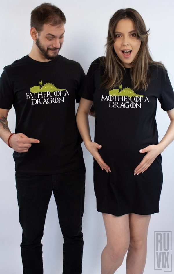 Set Rochie + Tricou Parents of a Dragon