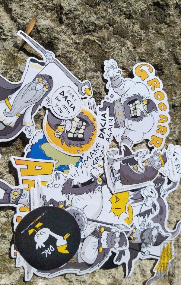 Set Stickere MAKE DACIA GREAT AGAIN, 3, ruvix.ro