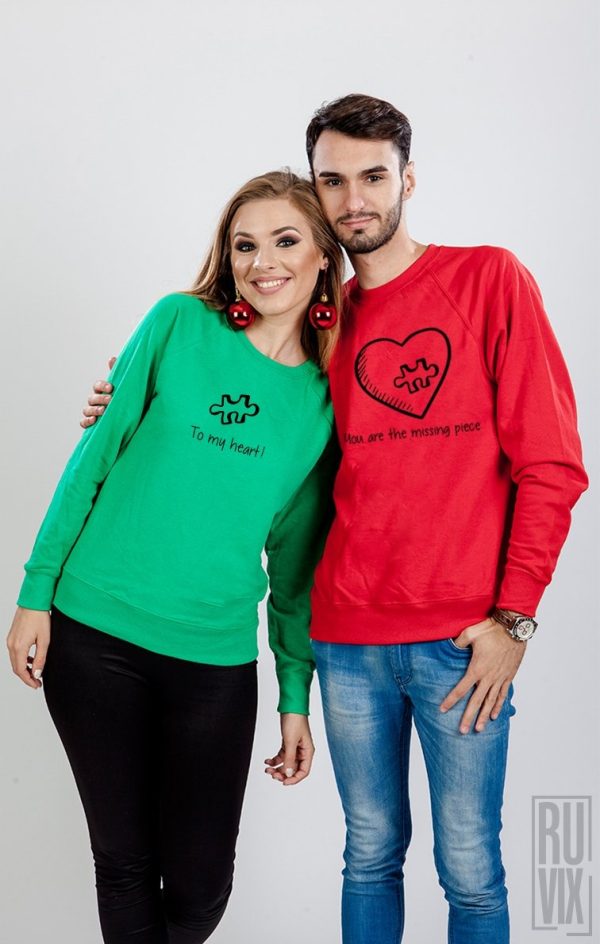 Cadouri de Valentine's Day, Set Bluze Missing Piece, ruvix.ro