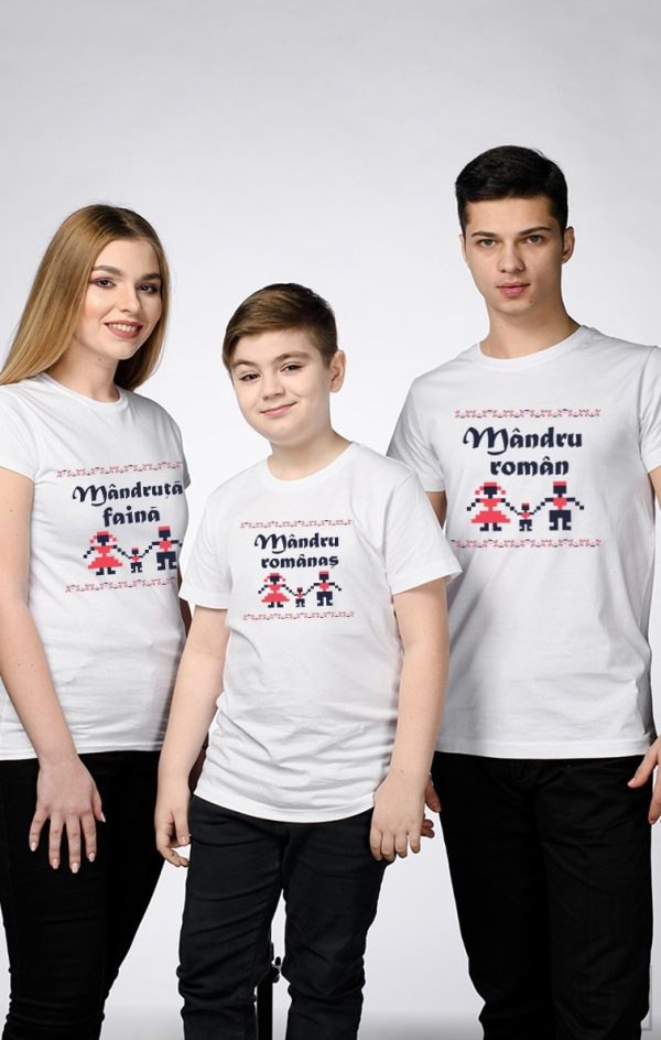 Cadouri de Paște, SET Tricouri Familie Mândră, ruvix.ro