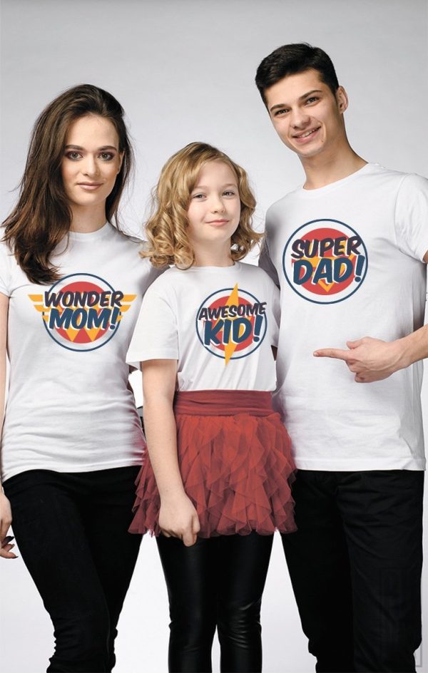 SET Tricouri Familie SUPER EROI, 2, ruvix.ro