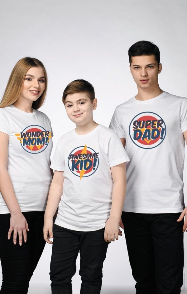 SET Tricouri Familie SUPER EROI, 1, ruvix.ro