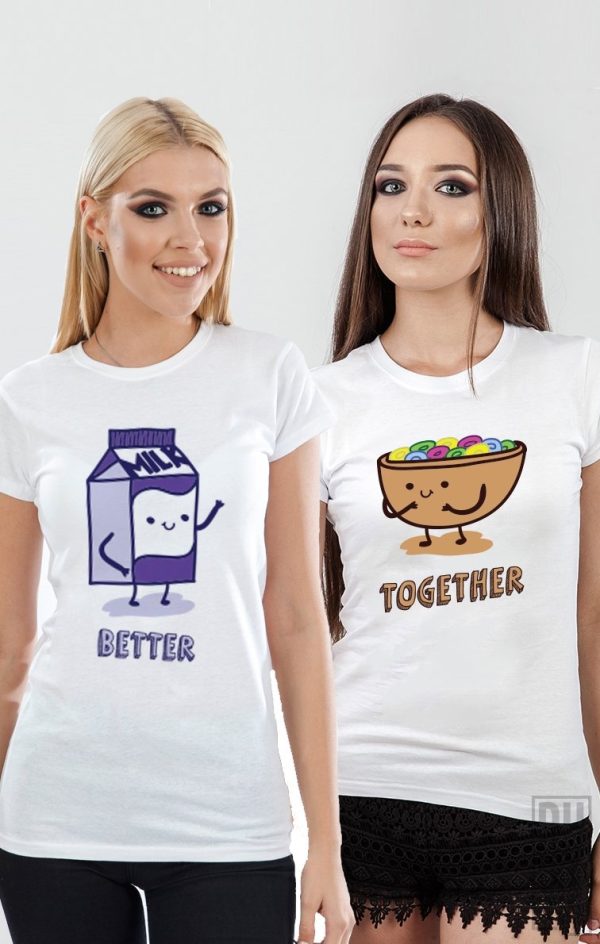 Set tricouri Milk & Cereal, 3, ruvix.ro