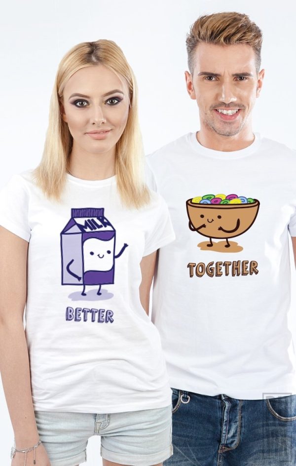 Set tricouri Milk & Cereal, 4, ruvix.ro