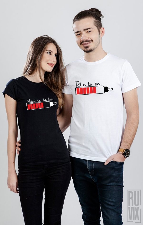 Set Tricouri Părinți to be, 1, ruvix.ro