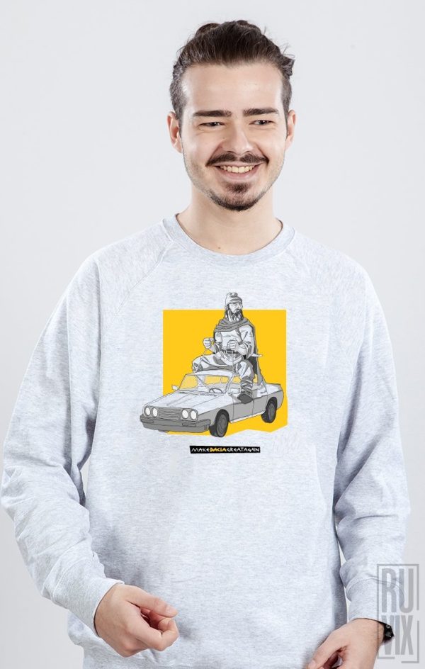 Make Dacia Great Again Shop, Bluză Călare pe DACIA, ruvix.ro