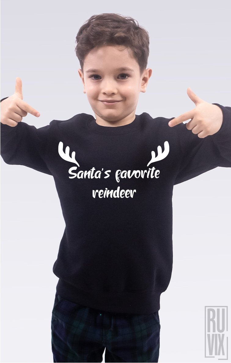 Sweatshirt Copil Favorite Reindeer