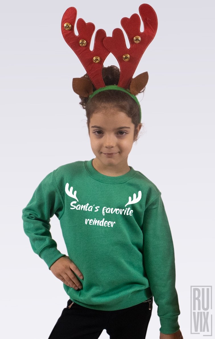 Sweatshirt Copil Favorite Reindeer