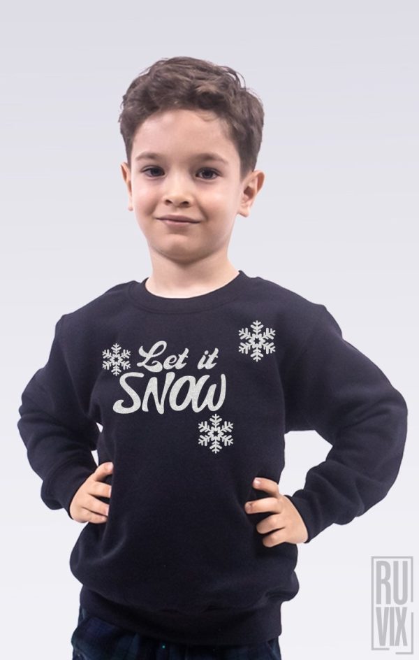 Bluză  Copil Let It Snow Glitter, 3, ruvix.ro