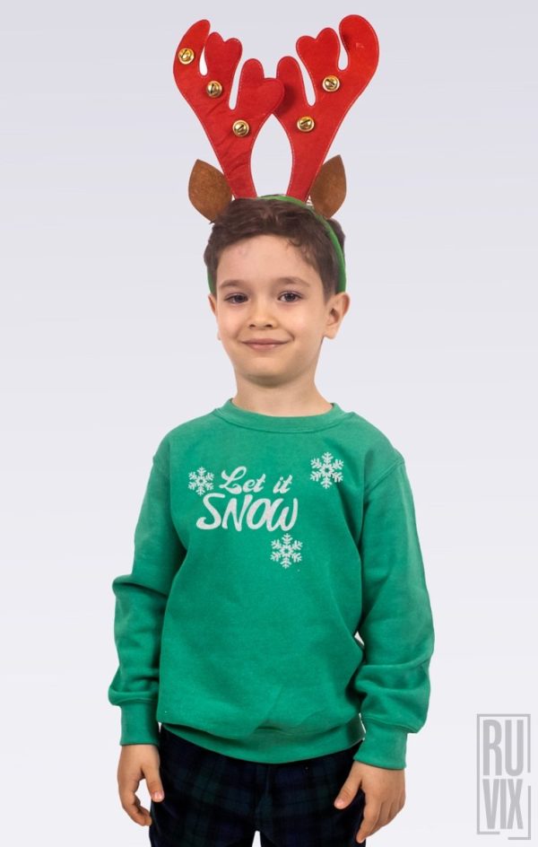 Bluză  Copil Let It Snow Glitter, 1, ruvix.ro