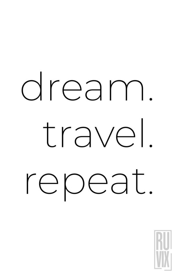 Bluze cu Mesaje, Bluză Dream Travel Repeat, ruvix.ro