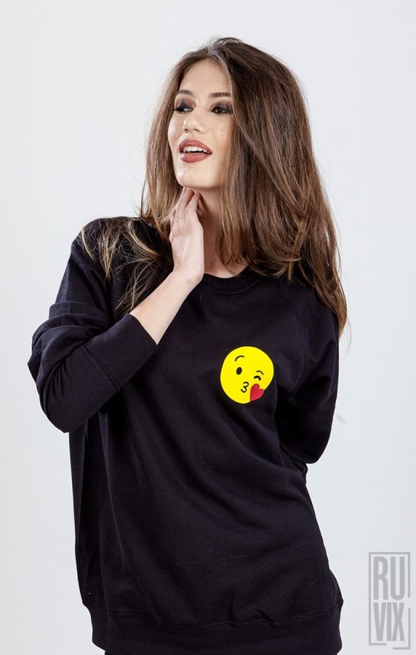 Reduceri, Bluză Emoticon Pupic, ruvix.ro