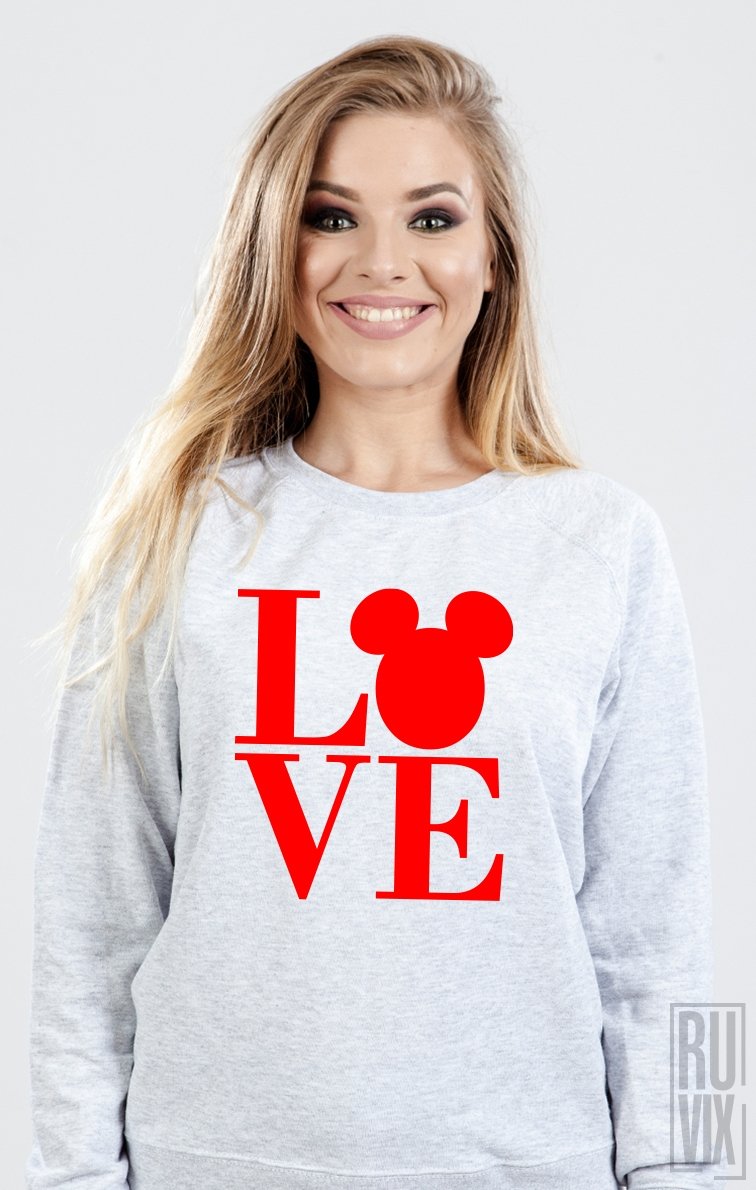 Sweatshirt Mickey Love