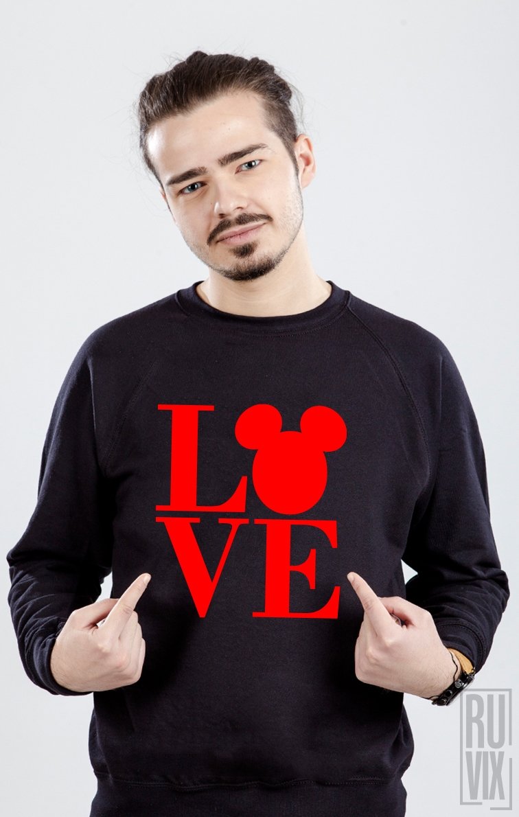 Sweatshirt Mickey Love