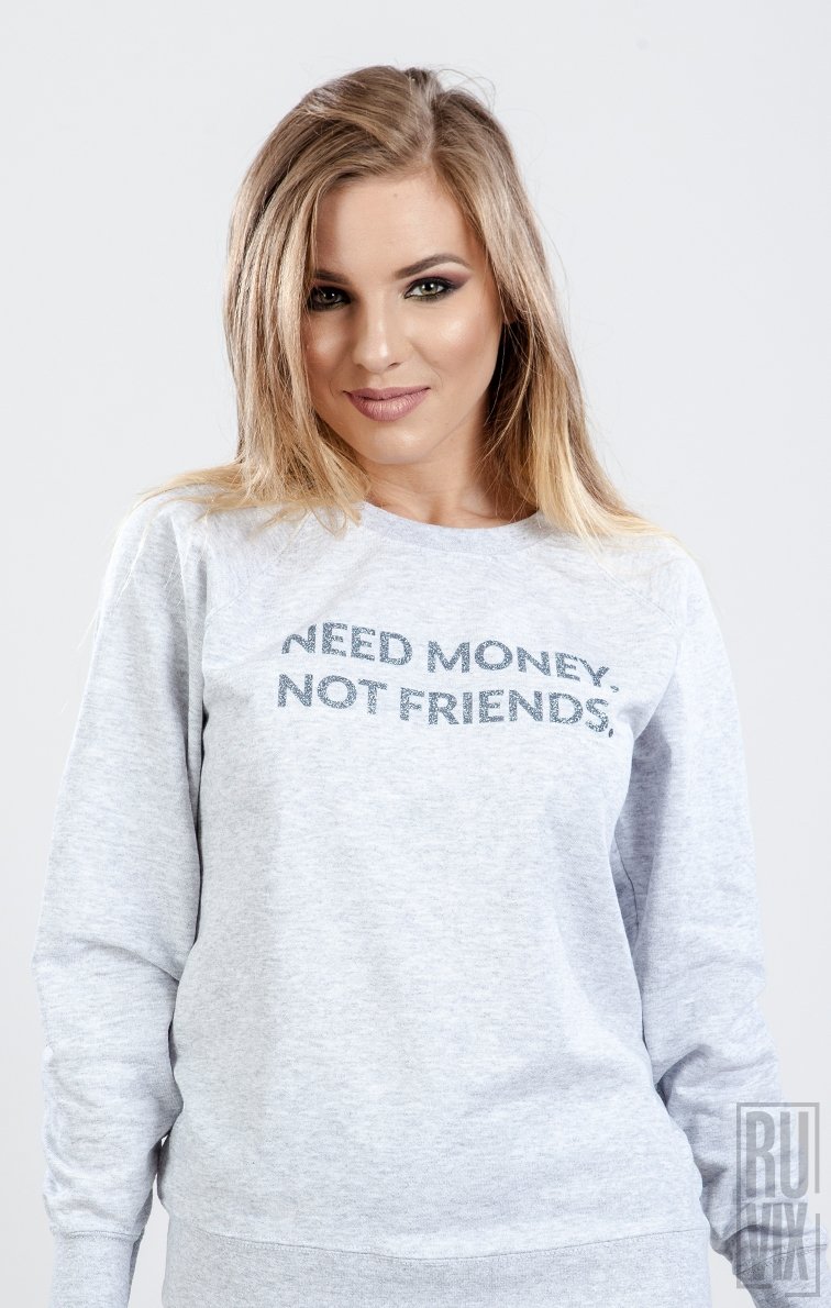 Sweatshirt Need Money Gri