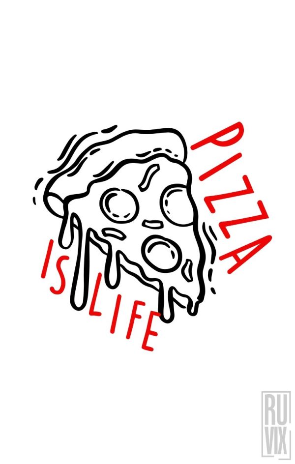 Bluză Pizza is Life, 4, ruvix.ro
