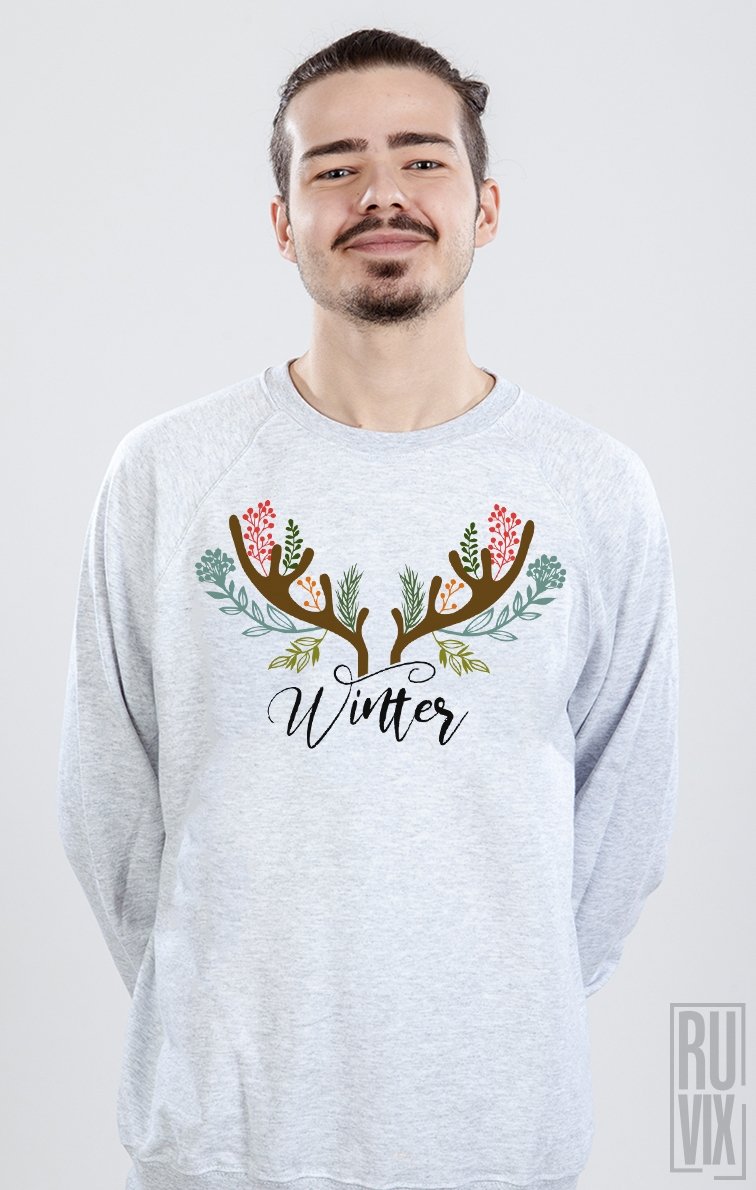 Sweatshirt Winter Horns