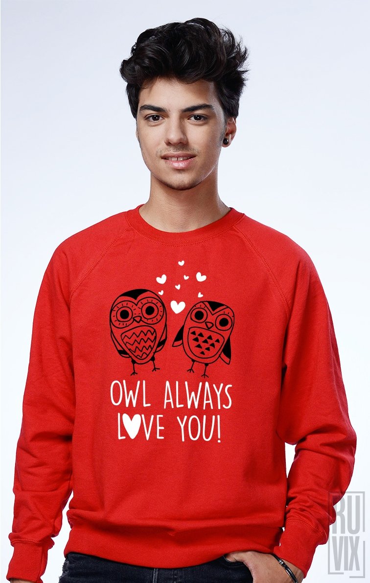 Sweatshirt Owl Always Love You
