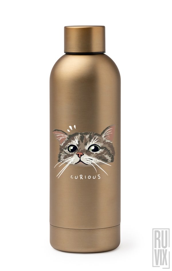 Preț redus, Curious Cat - Termos Premium, ruvix.ro