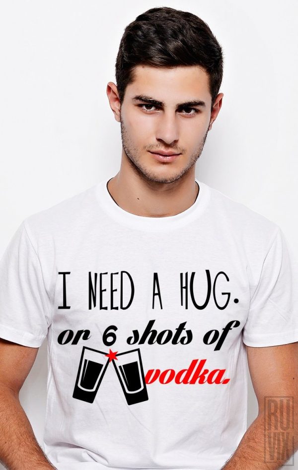 Tricouri cu Mesaje, Tricou 6 shots, ruvix.ro