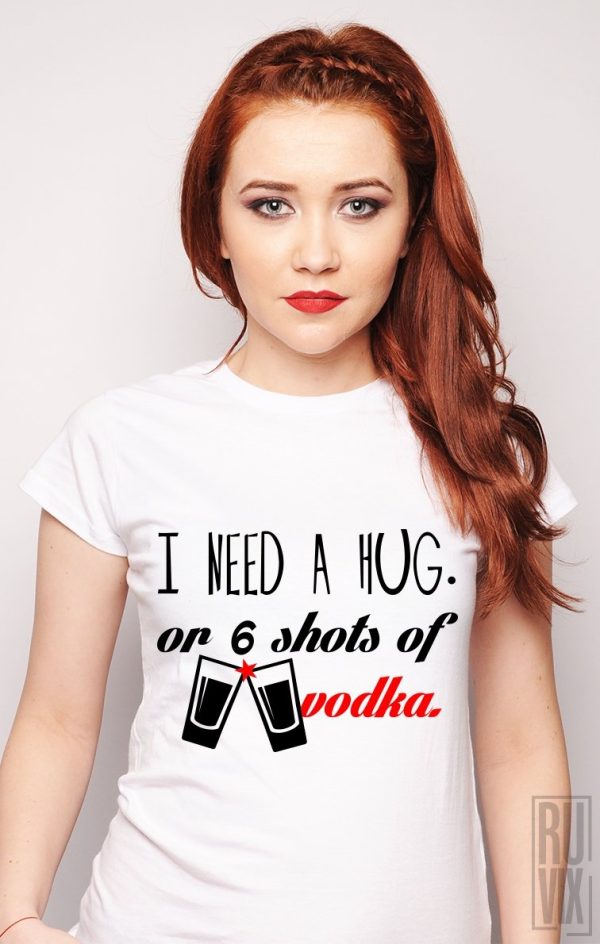 Tricouri cu Mesaje, Tricou 6 shots, ruvix.ro