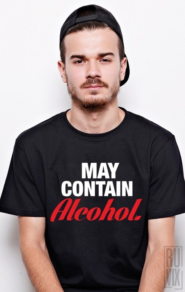Tricouri cu Mesaje, Tricou Alcohol, ruvix.ro